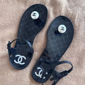 Chanel Black Women's Sandals